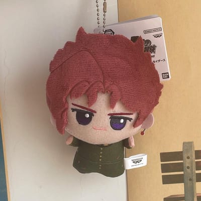 Jojo's Bizarre Avontuur Pluche Pop Jotaro Kakyoin Polnareff Kawaii Pluche Hanger Anime Figuren Collectie Speelgoed Cadeau 12Cm brown