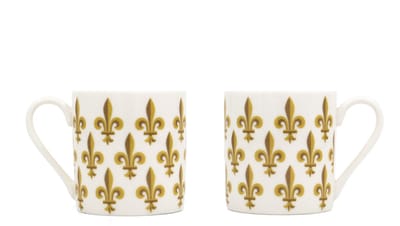 Espresso set, Fleur de Lys, Franse lelie