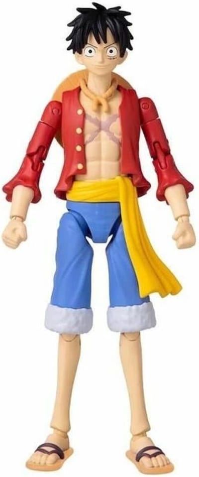 Bandai - Anime Heroes - One Piece - Anime helden Figuur 17 cm - Monkey D. Luffy Action Figure - Officieel gelicenseerde Manga One Piece - Luffy Action Figure - Speelgoed Kind 4 jaar oud en + - 37008