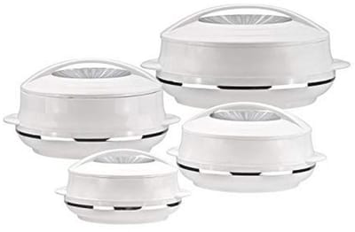 Geïsoleerde serveerschotels met deksels - Thermische voedselcontainers set voor warm voedsel (0.8L, 1.2L, 1.6L, 2.5L)