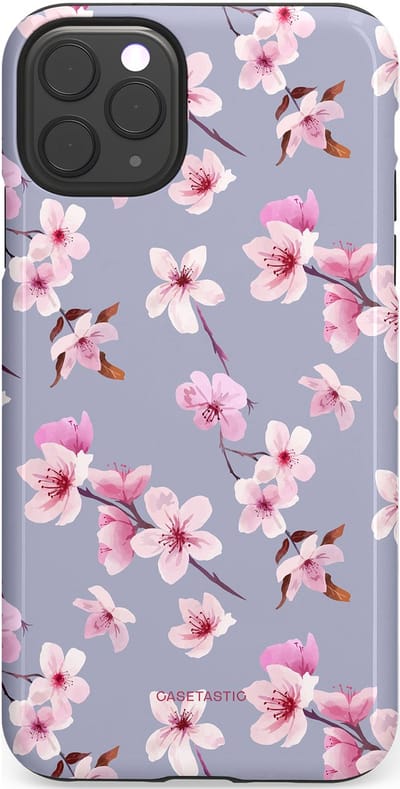Casetastic Hoesje Geschikt voor Apple iPhone 11 Pro Max - Stijlvolle Beschermende Duo-layer Case - Bloemsem Bries