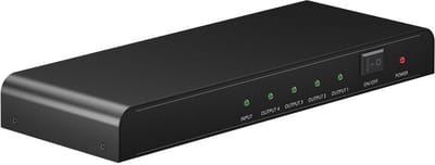 goobay HDMI™-Splitter 1 auf 4 (4K @ 30 Hz) - Accessoire voor video techniek