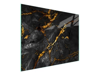 TMK ArtDeko - Snijplank - 52x30 cm - Marmer - Glas - Hartgevormd
