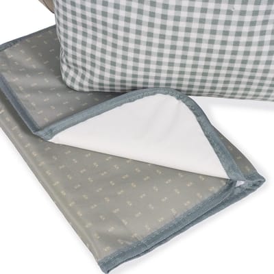 Luiertas voor kinderwagen en schouder - groen - 42 x 36 x 13 cm