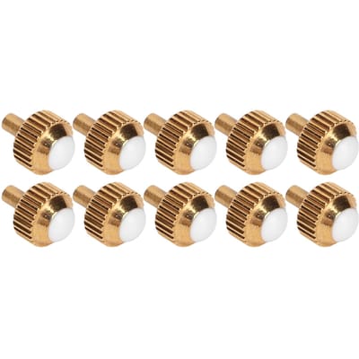 10 stuks Horloge Kroon Reserveonderdelen Noctilucentie Roestvrij Staal Horloge Kop Vervangingsaccessoires Goud 4,0 mm beige