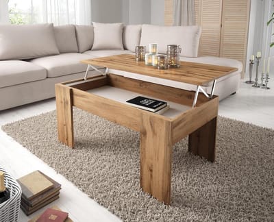 Meubella - Salontafel Malia - Eiken 2 - 100 cm