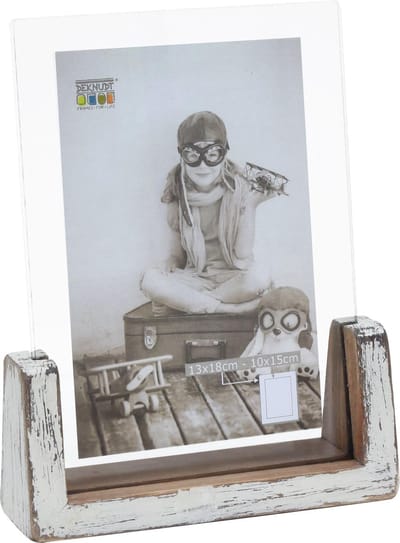 Deknudt Frames fotohouder S67TZ1 V - wit geschilderd - foto 13x18 cm