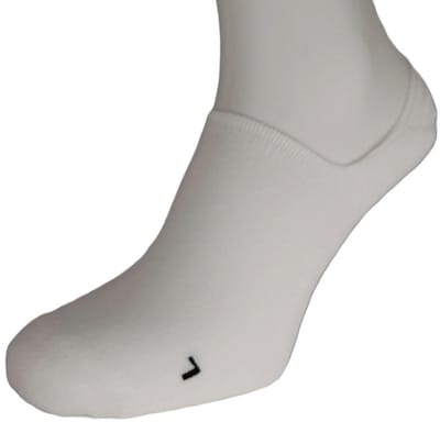 Bonnie Doon Vochtregulerende Invisible Cool Sneaker sok Wit maat 35-36 Coolmax© - Anti slip hak - Anatomisch design - goede pasvorm - Vlakke teennaad - Vochtregulerend - onzichtbaar - badstof zool - sneaker - zakt niet af - White - BD240001.103