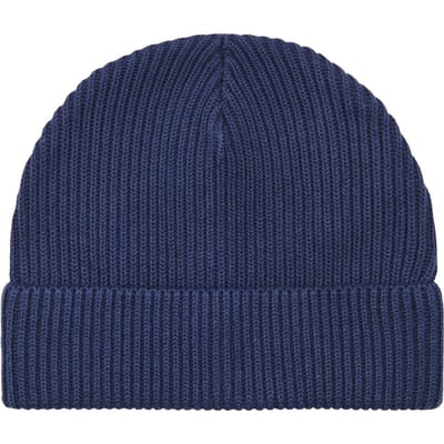 No Label Beanie Organic Cotton-stretch Navy Maat: OS | Petten Outlet | Heren | Blauw