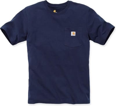 Carhartt 103296 Workwear Pocket T-Shirt - Relaxed Fit - Navy - S
