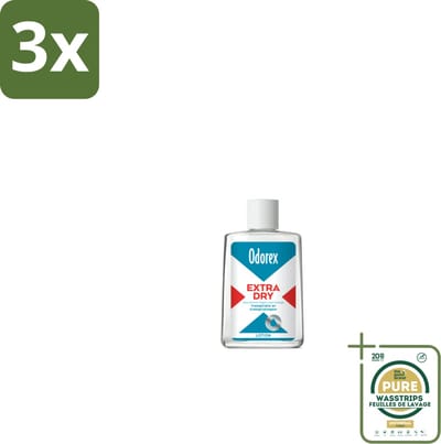 3 x Odorex Extra Dry Lotion 50 ml - Grootverpakking - Extra Dry - Overmatig Zweten - Zweetgeur - Deodorant - Zweetvermindering