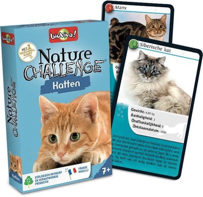 Nature Challenge - Katten - Educatief kaartspel