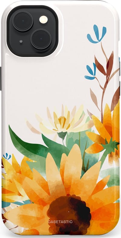 Casetastic Hoesje Geschikt voor Apple iPhone 15 Plus Magsafe - Stijlvolle Beschermende Duo-layer Case - Stralend geel