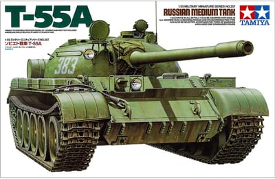 Tamiya Modelbouwpakket Militaire voertuigen - 35257 T-55A Russian Medium Tank Plastic - 1:35 - Modelbouw