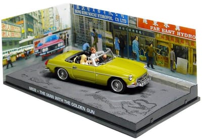 MGB - The Man With The Golden Gun (James Bond) 1/43 Atlas - Modelauto - Schaalmodel - Model auto - Schaal model - Miniatuurauto - Miniatuur autos