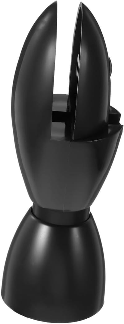 Ondersteunende poten voor badkamer afscheidingen - Toilet separatoren en divider voeten - Zwart nylon badkamer hardware voor stabiliteit en ondersteuning
