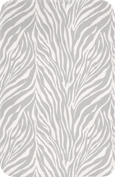 WC mat 40x60 cm - Antislip - Zebra - Motief - Grijs - Toiletmat - Vloermat - Douchemat - Toilet tapijt - Toiletmatten