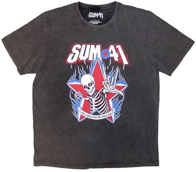 Sum 41 - All Killer No Filler Skeleton Heren Tshirt - XL - Grijs