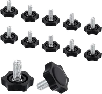 Meubelpoten - Tafelpoten - Meubels Stabiliseren - Verstelbaar - 12 stuks - Zwart