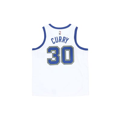 Nike NBA Jersey Stephen Curry Retro Beperkte Editie Vochtafvoerend Fan Versie Heren Tops Wit 904152-100 XXXL blue