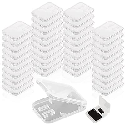 40 Stuks Geheugenkaarten Etui - Beschermbox voor SD/TF Kaarten tegen Vuil en Schokken