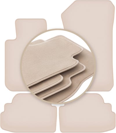 PREMIUM beige matten voor: BMW 1 E82 coupé 2004-2011