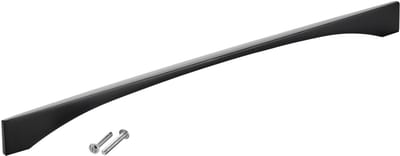SOTECH aluminium meubelgreep BLACKLINE XIV BA 320 mm mat zwart (lengte 341 mm, breedte 4,4 mm, hoogte 26 mm) design keukengreep