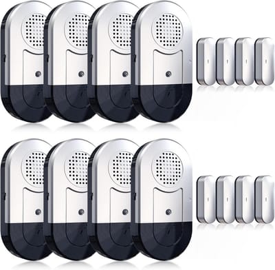 Draadloze Deur Sensor - Raam Alarm - Huis Beveiliging - 120 dB Signaal - Set van 8