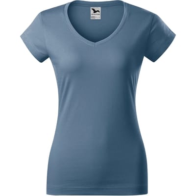 Dames-T-shirt met V-hals Malfini 162