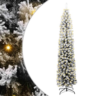 vidaXL - Kunstkerstboom - Groen - 180 - cm - PVC - en - Staal - en - Kunststof