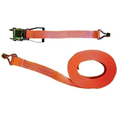 Target Ladungssicherung 90646 Spanband (tweedelig) Trekkracht (lc) vastbinden (enkel/direct): 2000 daN (l x b) 4 m x 50 mm Ratelinrichting EN 12195