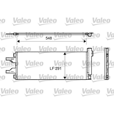 Condensator, airconditioning VALEO 814069