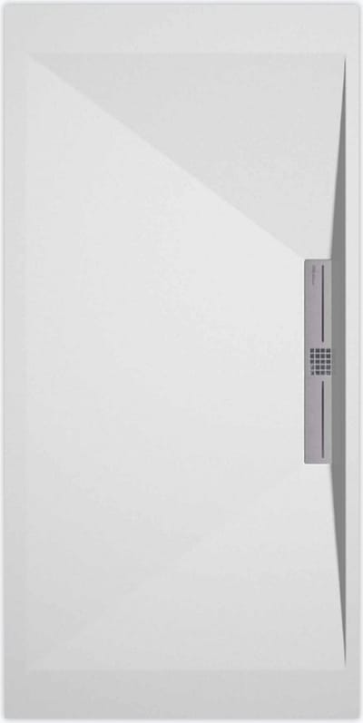 Sanifun douchebak Stone Side White Smooth 1400 x 800 S