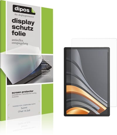 dipos – 2x Matte Beschermfolie geschikt voor Sunmi CPad 14 Zoll | Krasbestendige & antireflecterende Screenprotector Ultra-Thin