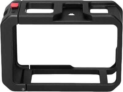 Camerabeschermframe Metaal - Video Rig - Fotografie Uitbreiding - Luchtvaartkwaliteit Aluminium - 13 x 9 x 6 cm - Zwart