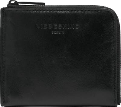 LIEBESKIND BERLIN Leren Portemonnee Paris 4 Lamb SF Verna Nino Purse Wallet Black Zwart