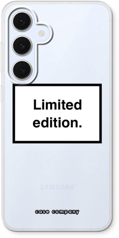Case Company® - Hoesje geschikt voor Samsung Galaxy S24 FE hoesje - Limited edition - Soft Cover Telefoonhoesje - Bescherming aan alle Kanten en Schermrand