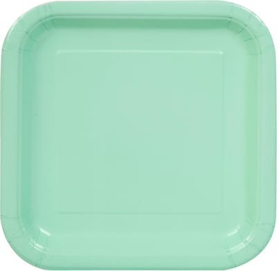 Mint Solid Plein 7" Dessert Plates 16st