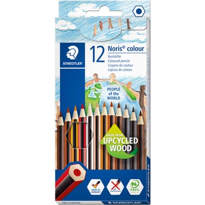 Staedtler kleurpotlood Noris Club People Of The World 12 kleurpotloden - Beige Potloden - Beige Kleurpotloden - Skincolor Potloden