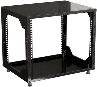 9HE 19 Inch Serverkast Mini Rack Kast Zwart 290mm Diepte Netwerk Behuizing