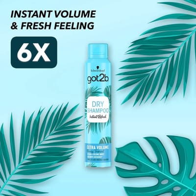 6 x Got2B Fresh&Fabulous droogshampoo - Volume