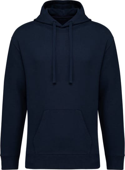 Native Spirit Ecologische uniseks sweater met capuchon en afhangende mouwen French Terry NS431 - Navy Blue - 3XL