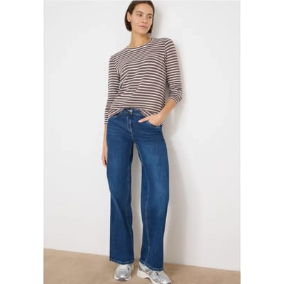 Gestreept shirt met lange mouwen