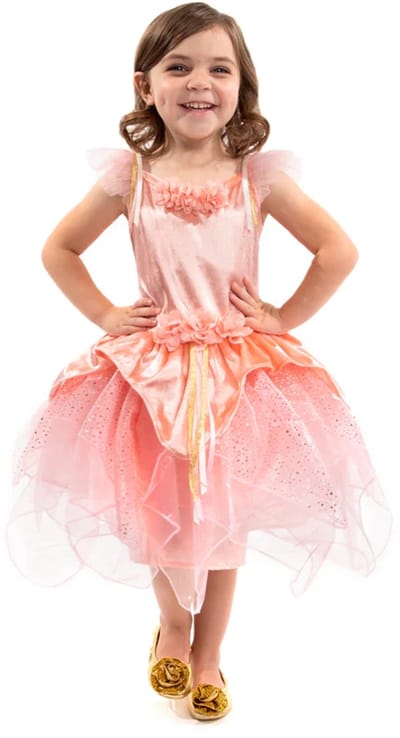 Little Adventures - Rosé garden fairy jurk – Maat M (98-104)