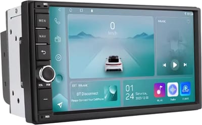 Autoradio met bluetooth - Carplay - Voor Auto - Geschikt voor Apple en Android - Stereo - Navigatie - Navigatiesysteem auto - 1GB 32GB - 7"