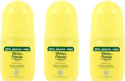 Heno de Pravia Deo Roller – 3 x 62,5 ml