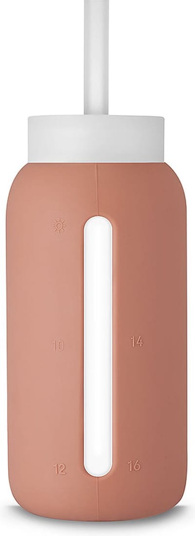 Muuki Lounge Straw + Cap | Herbruikbaar Siliconen Rietje Met Drukvaste Dop | (Compatibel Met Muuki Daily Bottle 720ml)