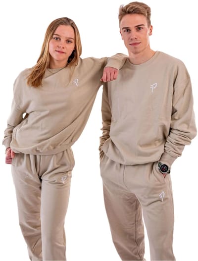 Proma Sports - Relaxed Jogger - Beige - 2XS/XS - Unisex - Fitness - Training - Teamsports - Oversized Sweatpants