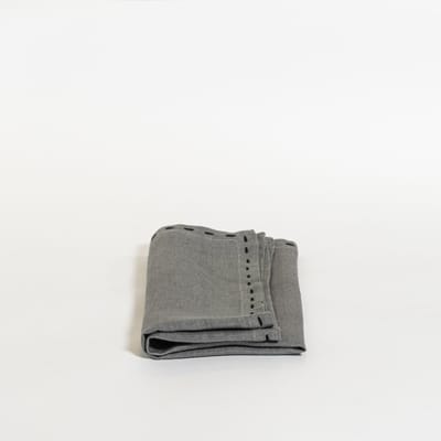 The Table Amsterdam Weave Servet - 2 stuks - Earl Grey, Black