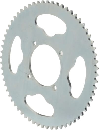 T8F Kettingwiel 64T voor Mini Motoren - Stalen Sprocket met 4 Gaten en Uitstekende Duurzaamheid voor 47cc en 49cc Mini Bikes